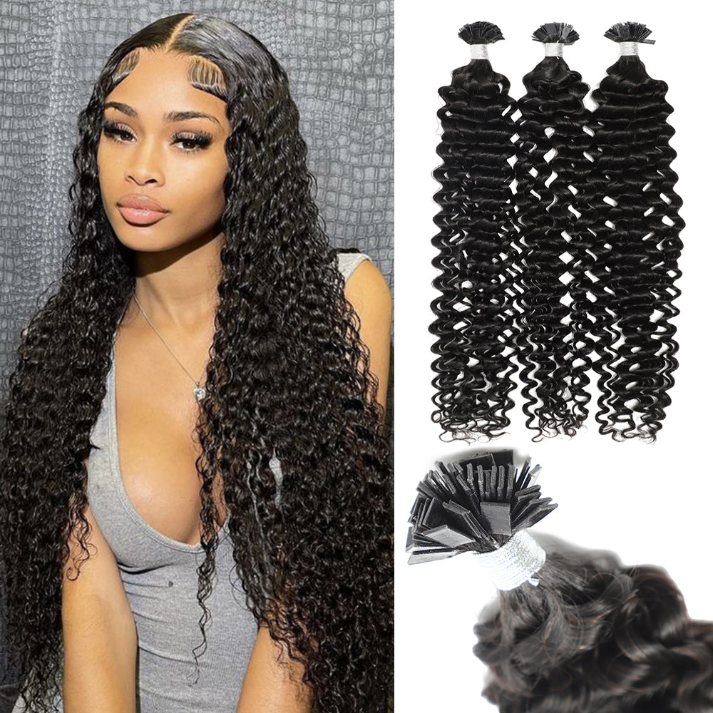 Curly (water wave) K-Tip