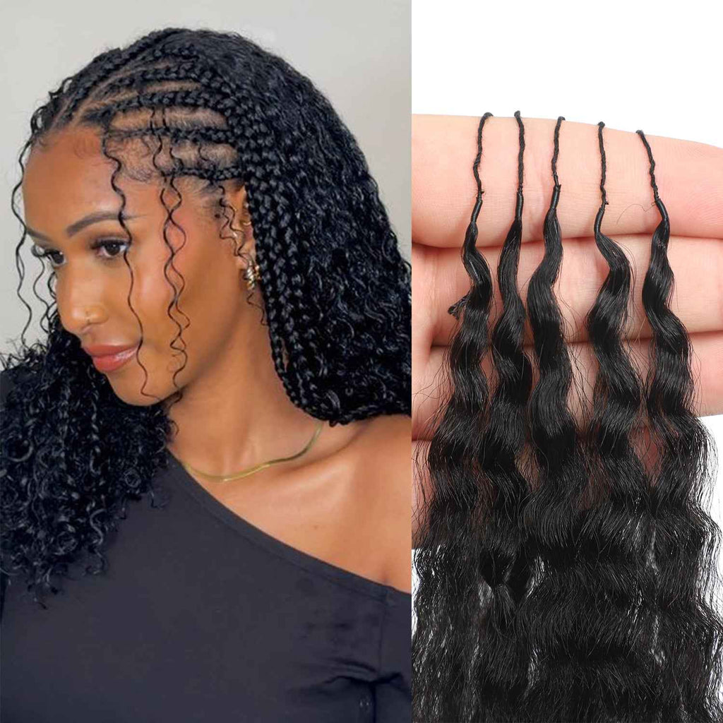 75 Strands Burmese Curl Crochet Extensions – view 4