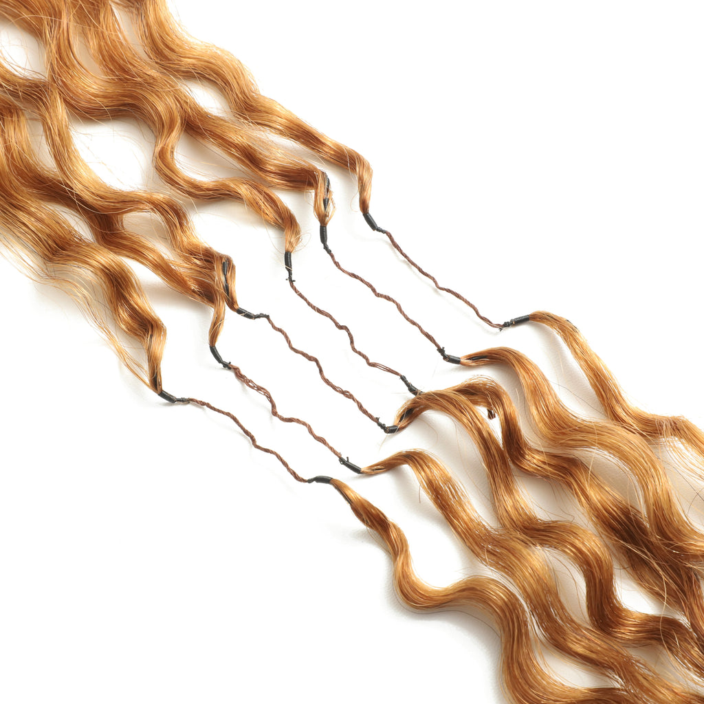 75 Strands #30 Loose Burmeses Curl Crochet Extensions – view 6