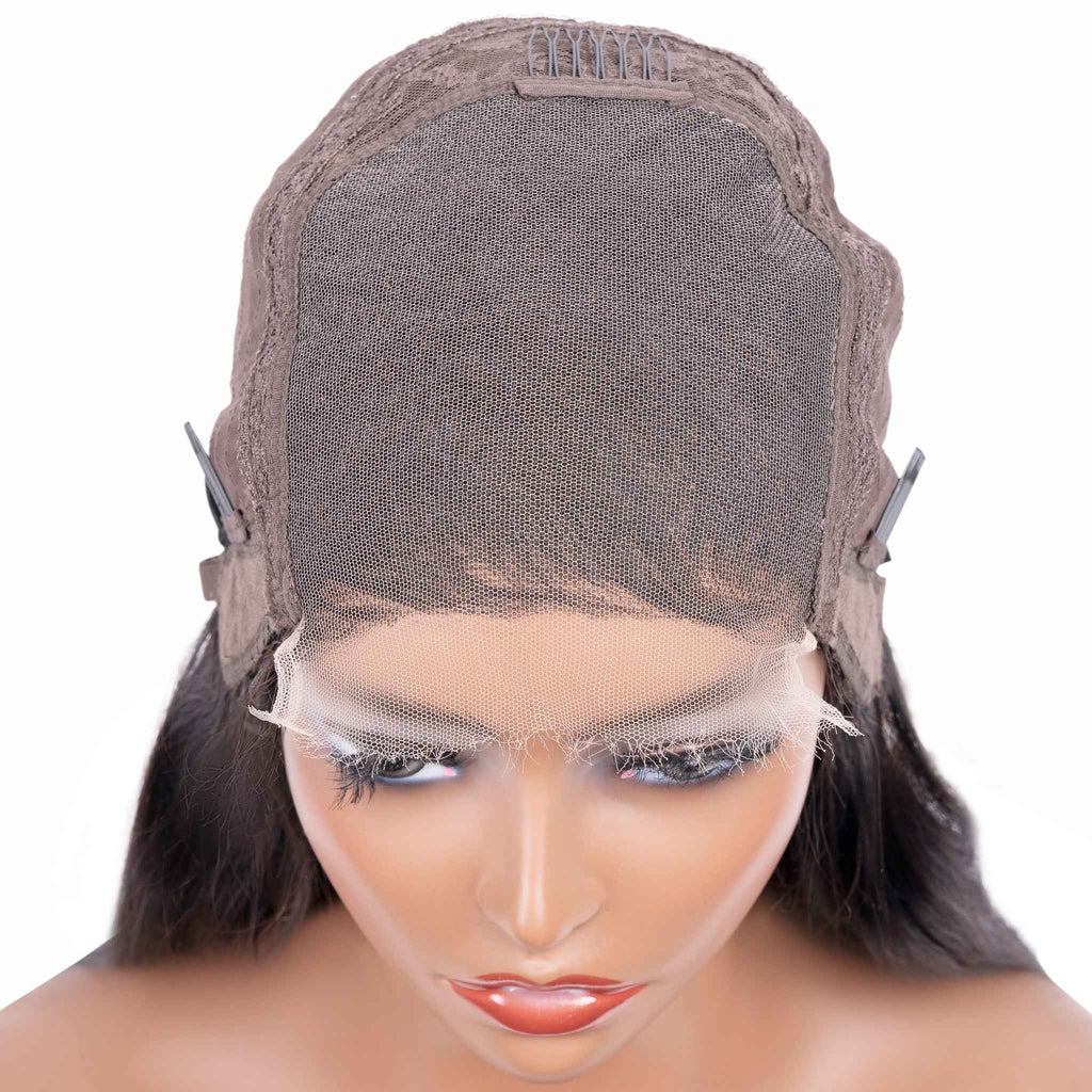 Straight 5"x5"Transparent Closure Lace Wig – view 5