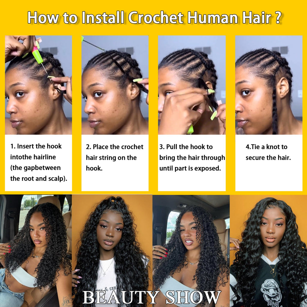 50 Strands Burmese Curl Crochet Extensions – view 6