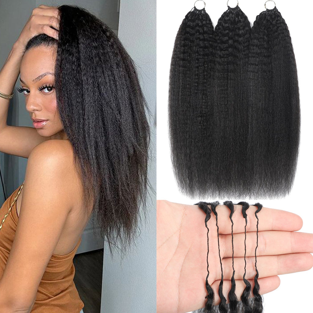 75 Strands Kinky Straight Crochet Extensions