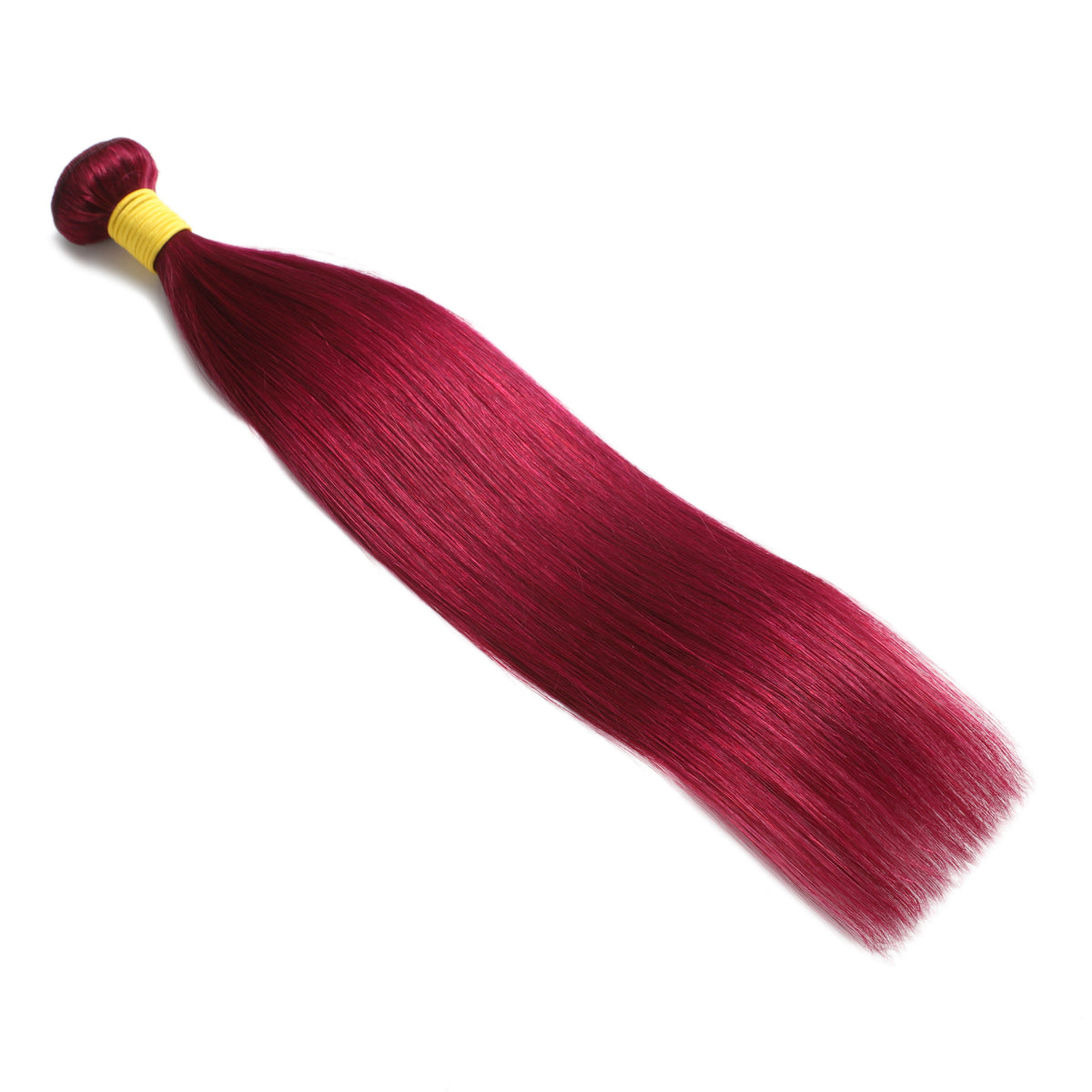 Burgundy Color Straight Bundle