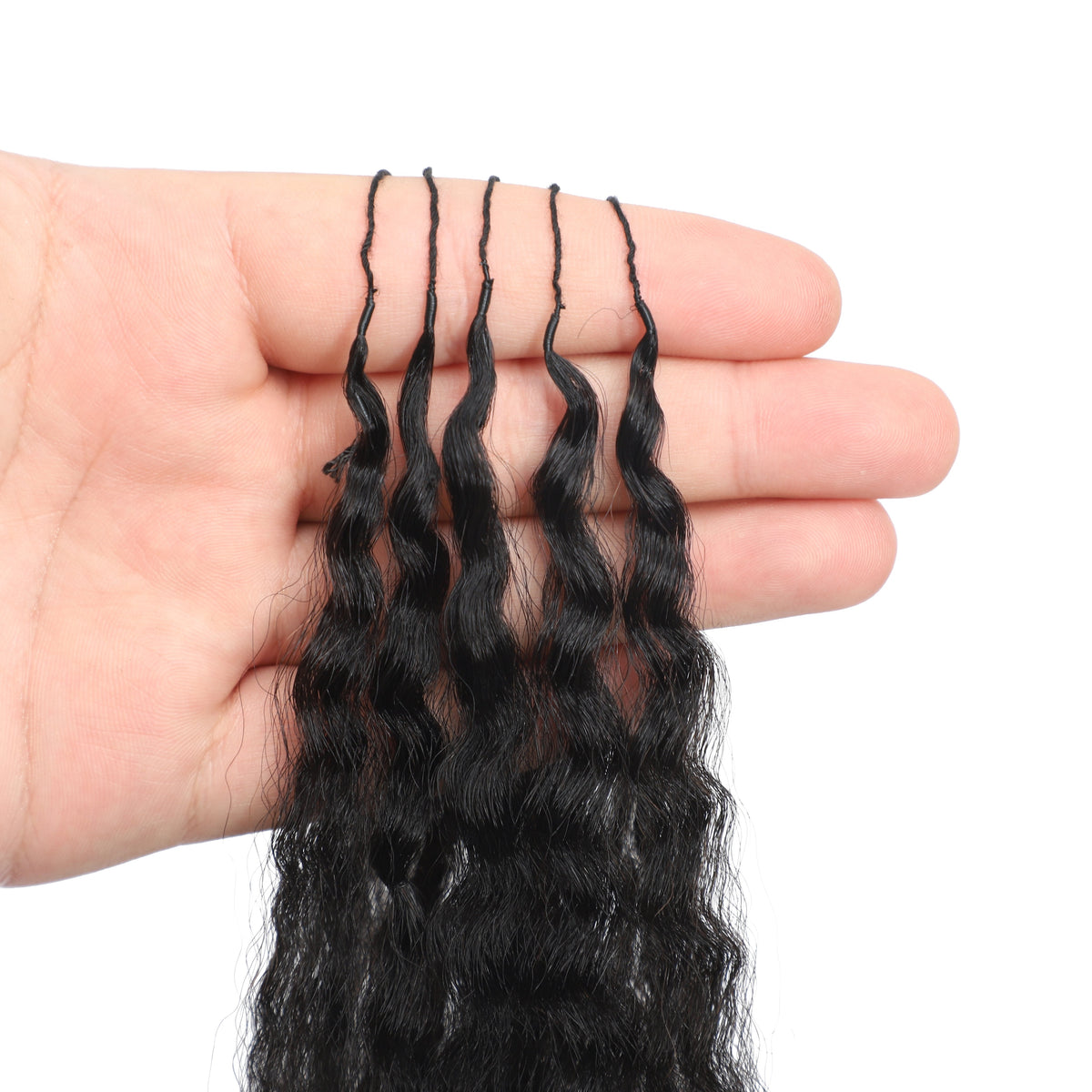 75 Strands Kinky Straight Crochet Extensions – view 5