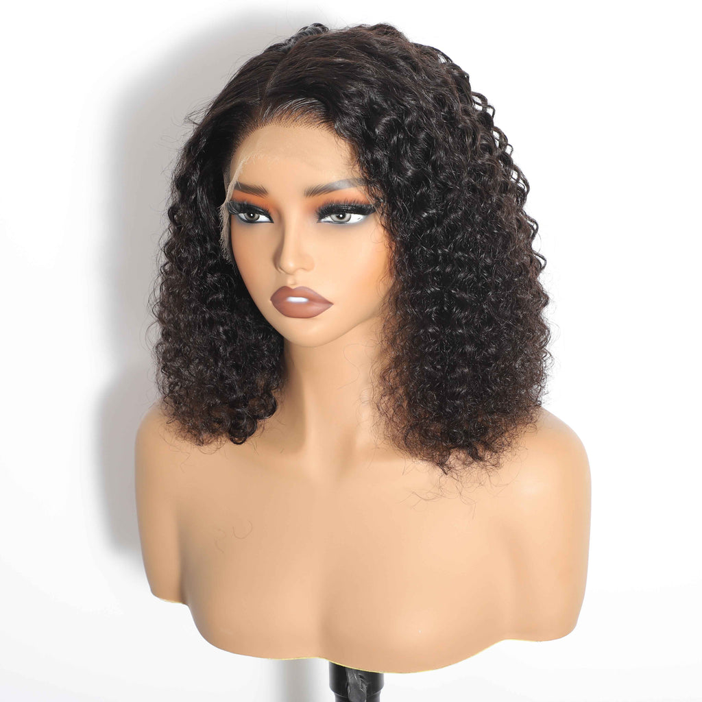 HD 13"x4" Curly Frontal Bob – view 6