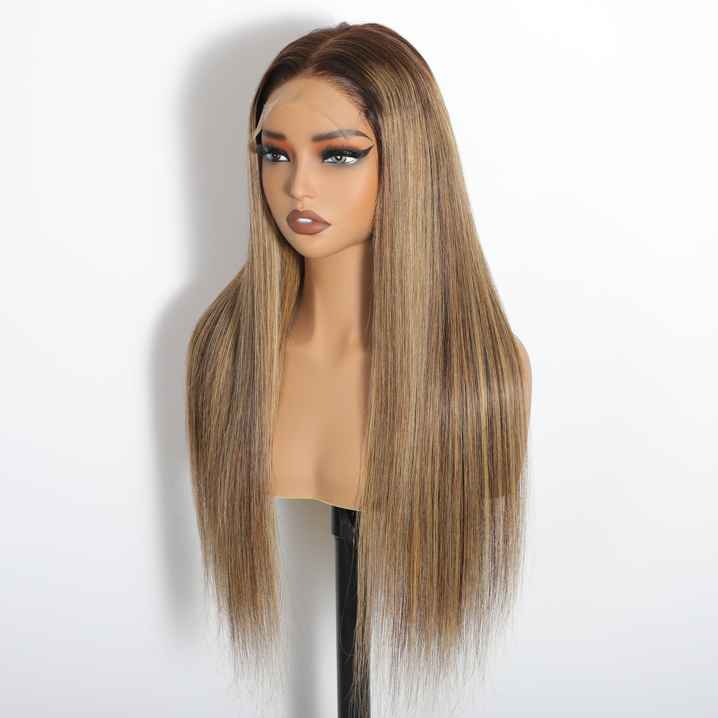 #4/27 Hd 5x5 Straight Closure Wig – view 5