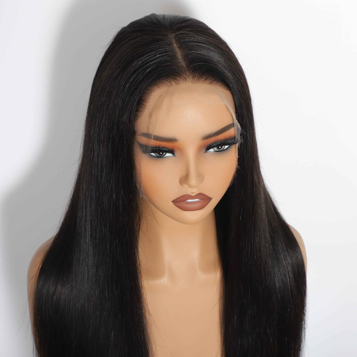 Straight 13"x4"Transparent Full Frontal Lace Wig – view 3
