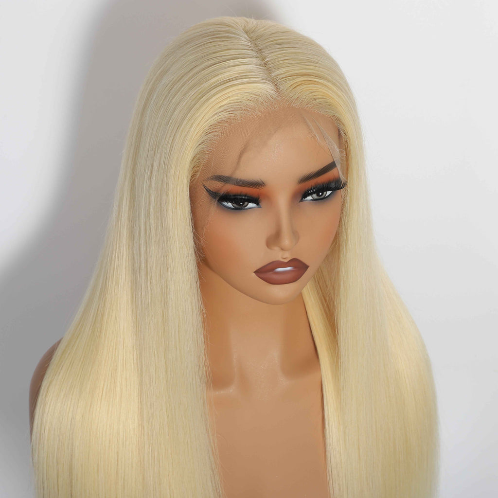 #613 HD 13"X4" Straight Full Frontal lace Wig – view 4