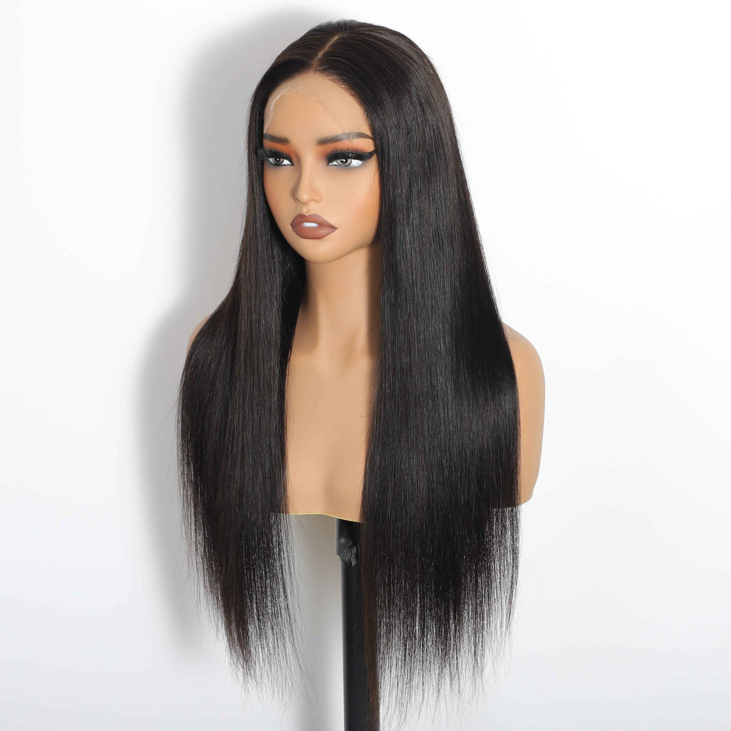 Straight 5"x5"Transparent Closure Lace Wig – view 4