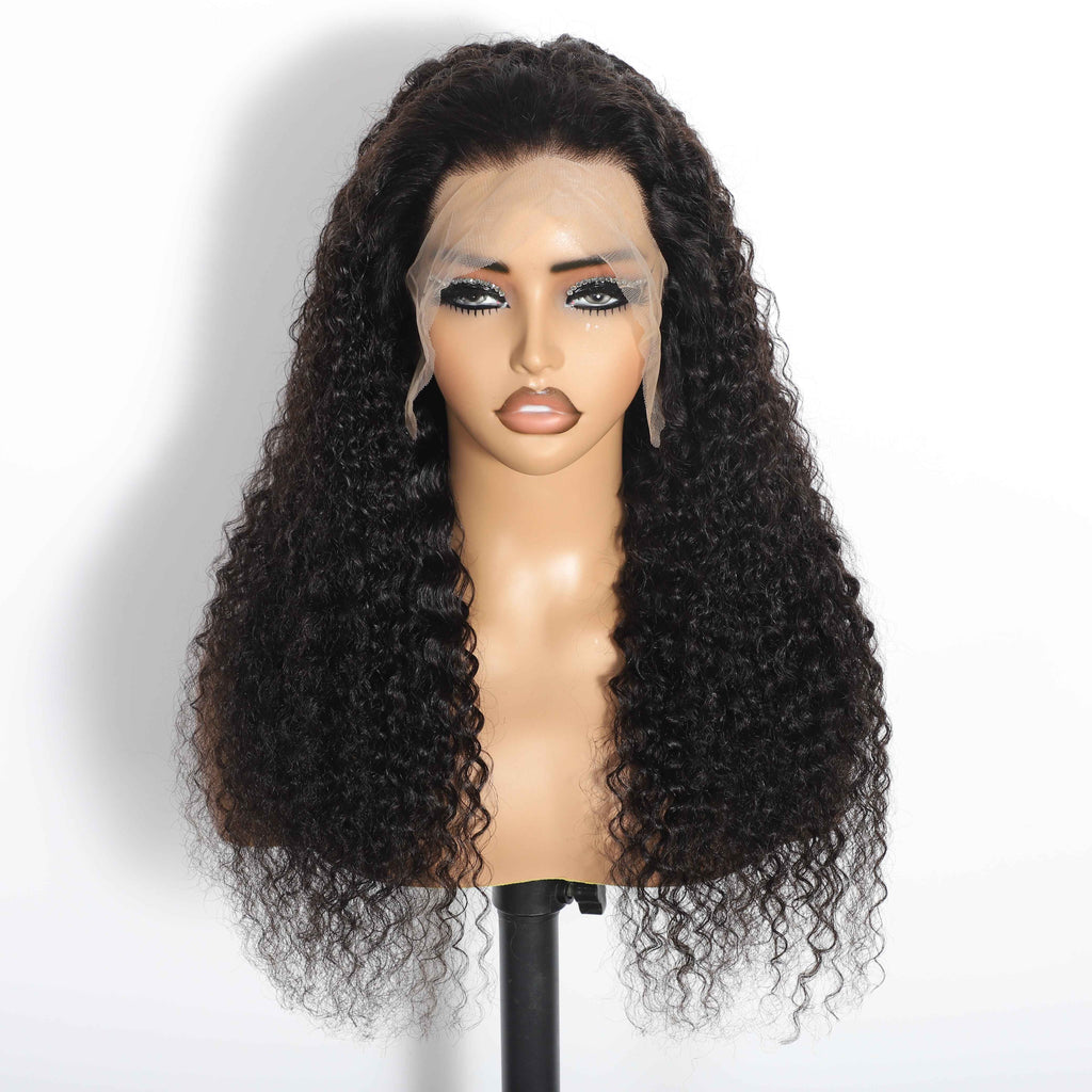 Water Wave 13"x4"Transparent Full Frontal Lace Wig