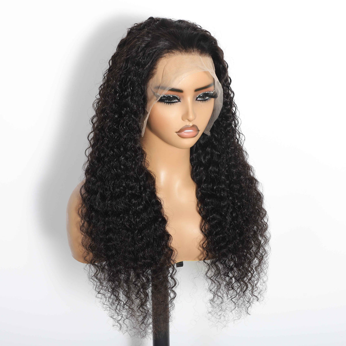 Deep Wave 13"x4"Transparent Full Frontal Lace Wig – view 4