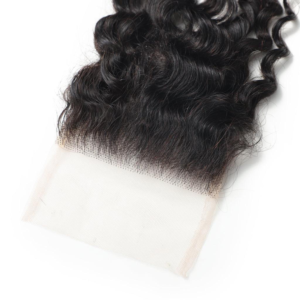 4x4 Transparent Lace Water Wave Closure – view 2