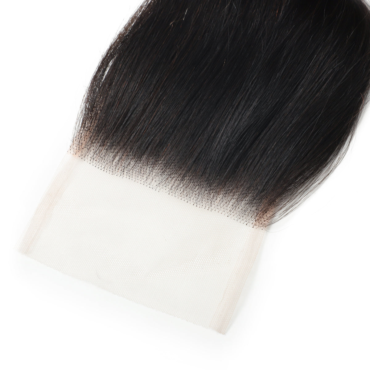 4x4 Transparent Lace Body Wavy Closure – view 2
