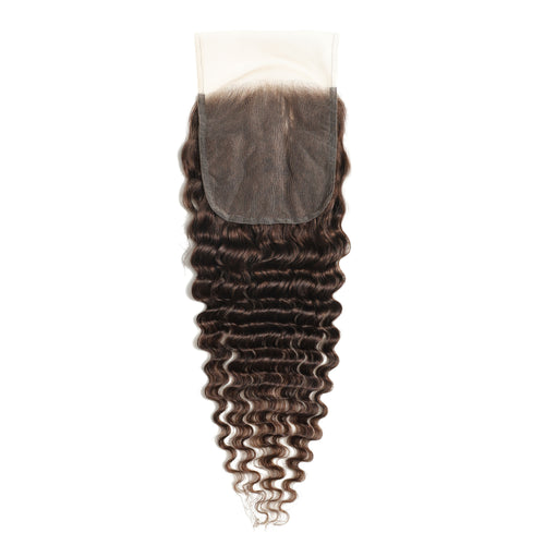 #2 Color 5x5 Transparent Lace Deep Wave Closure – view 2