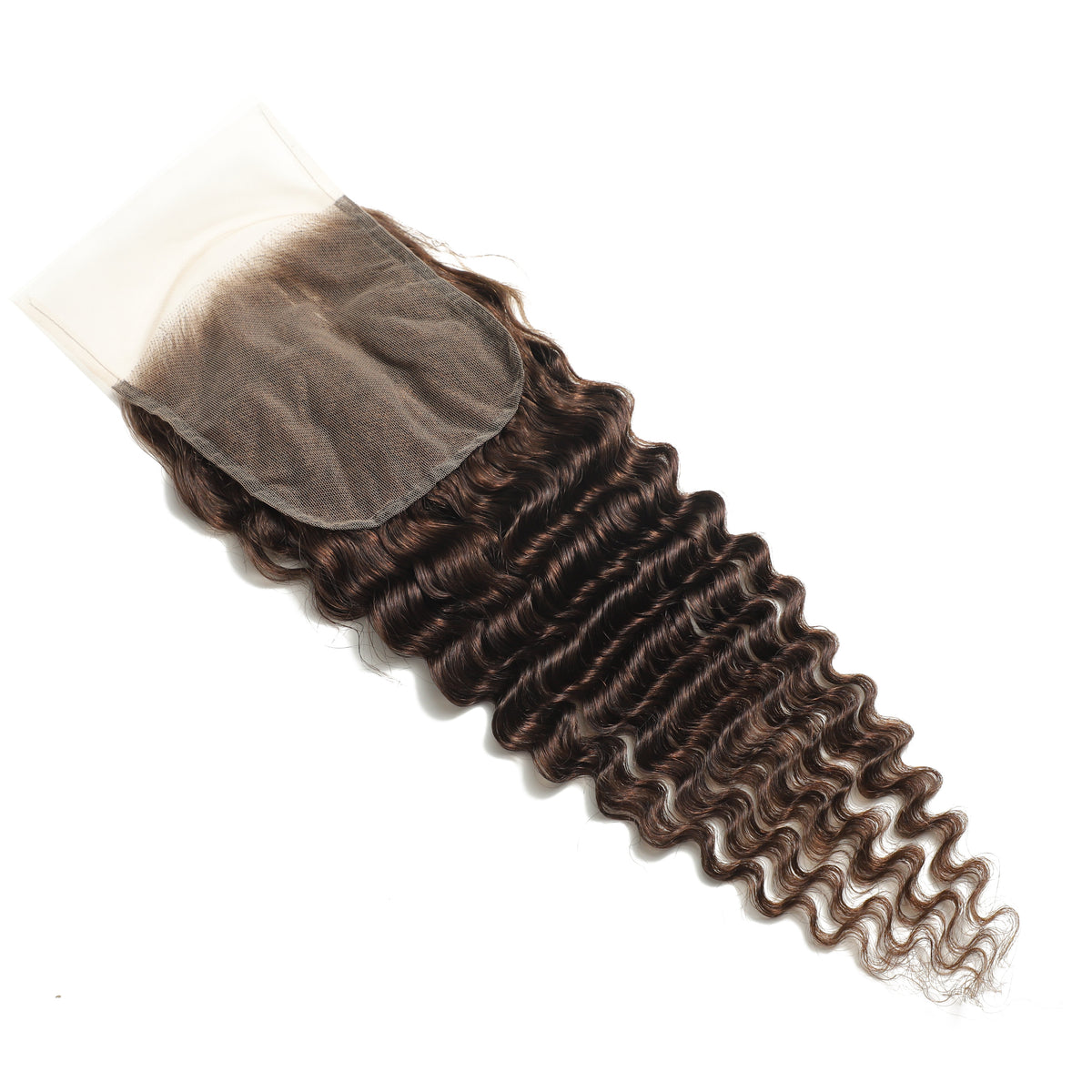 #2 Color 5x5 Transparent Lace Deep Wave Closure – view 4