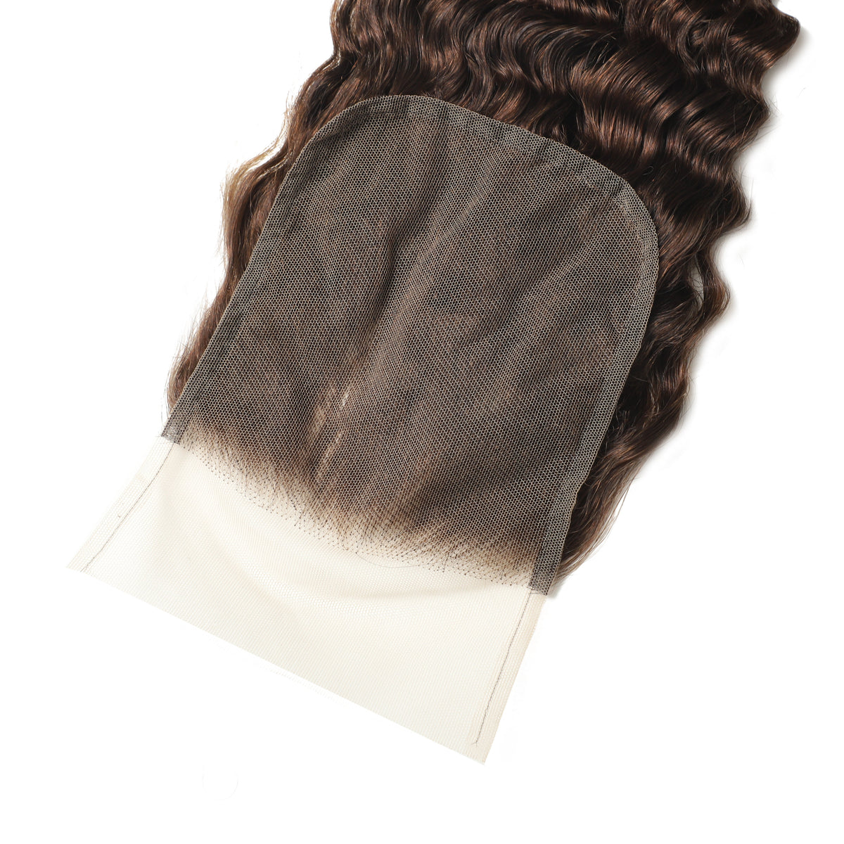 #2 Color 5x5 Transparent Lace Deep Wave Closure – view 5
