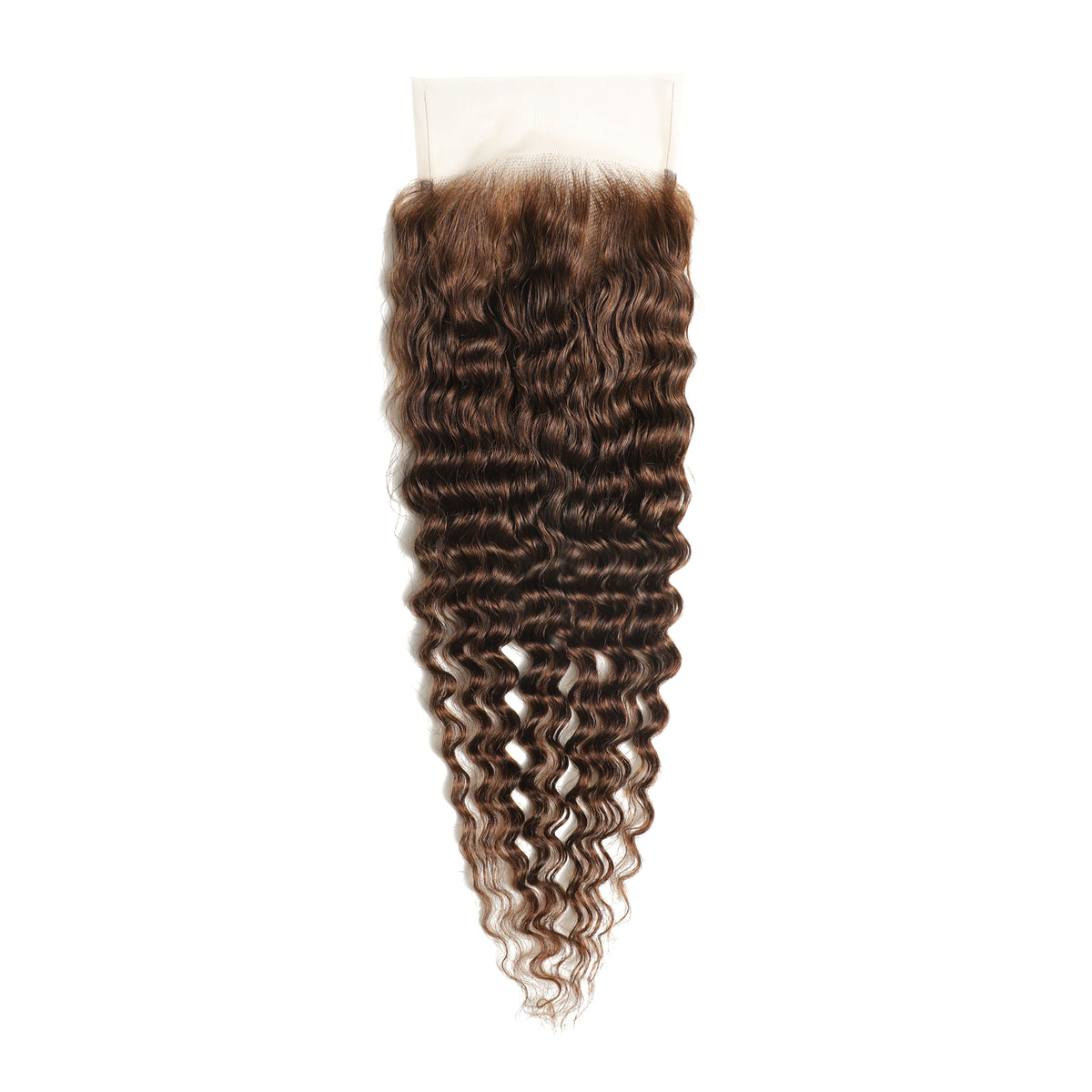 #4 Color 5x5 Transparent Lace Deep Wave Closure