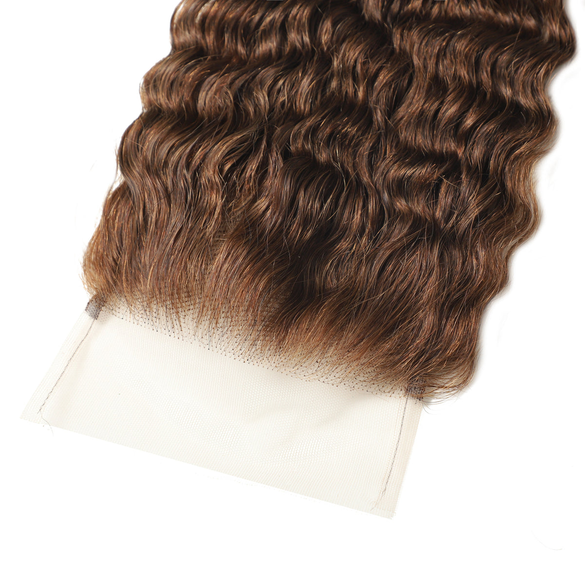 #4 Color 5x5 Transparent Lace Deep Wave Closure – view 3