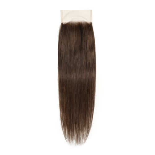 #2 Color 5x5 Transparent Lace Straight Closure
