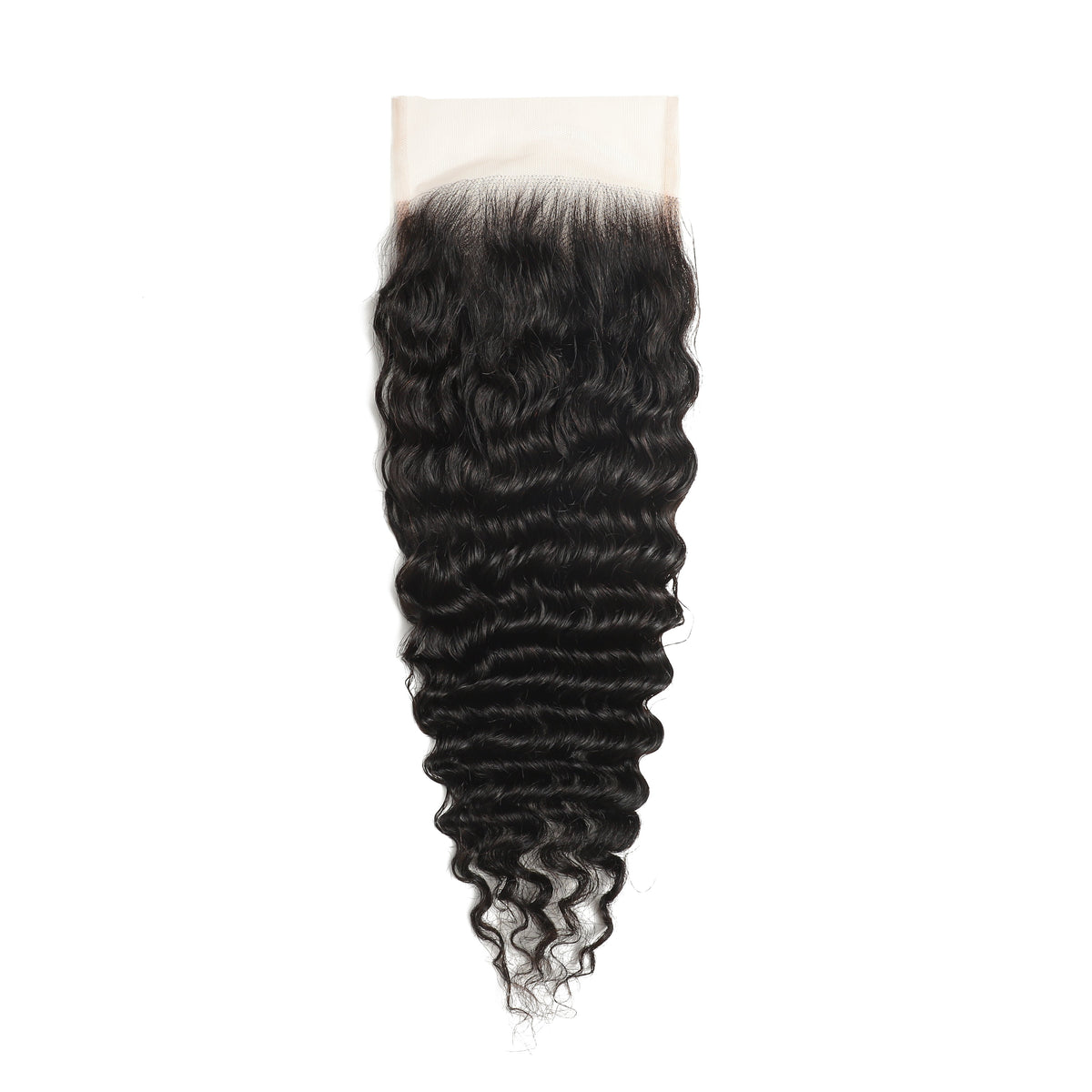 5x5 Transparent Lace Deep Wave Closure