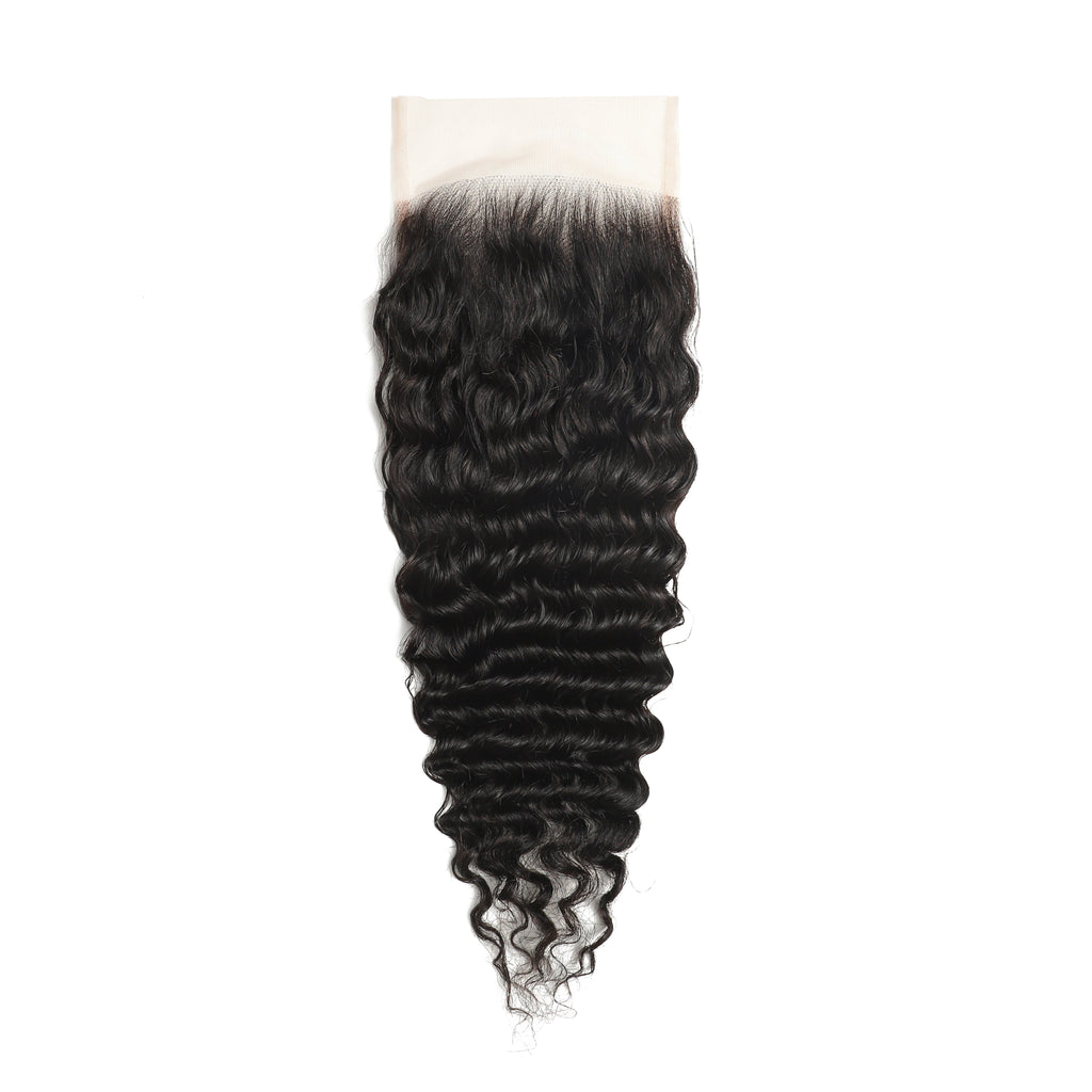 5x5 Transparent Lace Loose Deep Closure