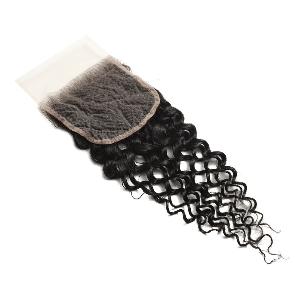 5x5 Transparent Lace Water Wave Closure – view 5
