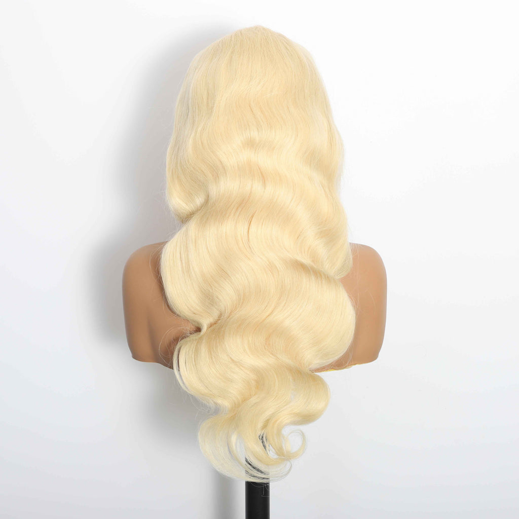 #613 HD 13"X4" Body Wave Full Frontal Lace Wig