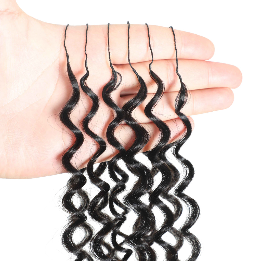 50 Strands Deep Wave Crochet Extensions – view 5