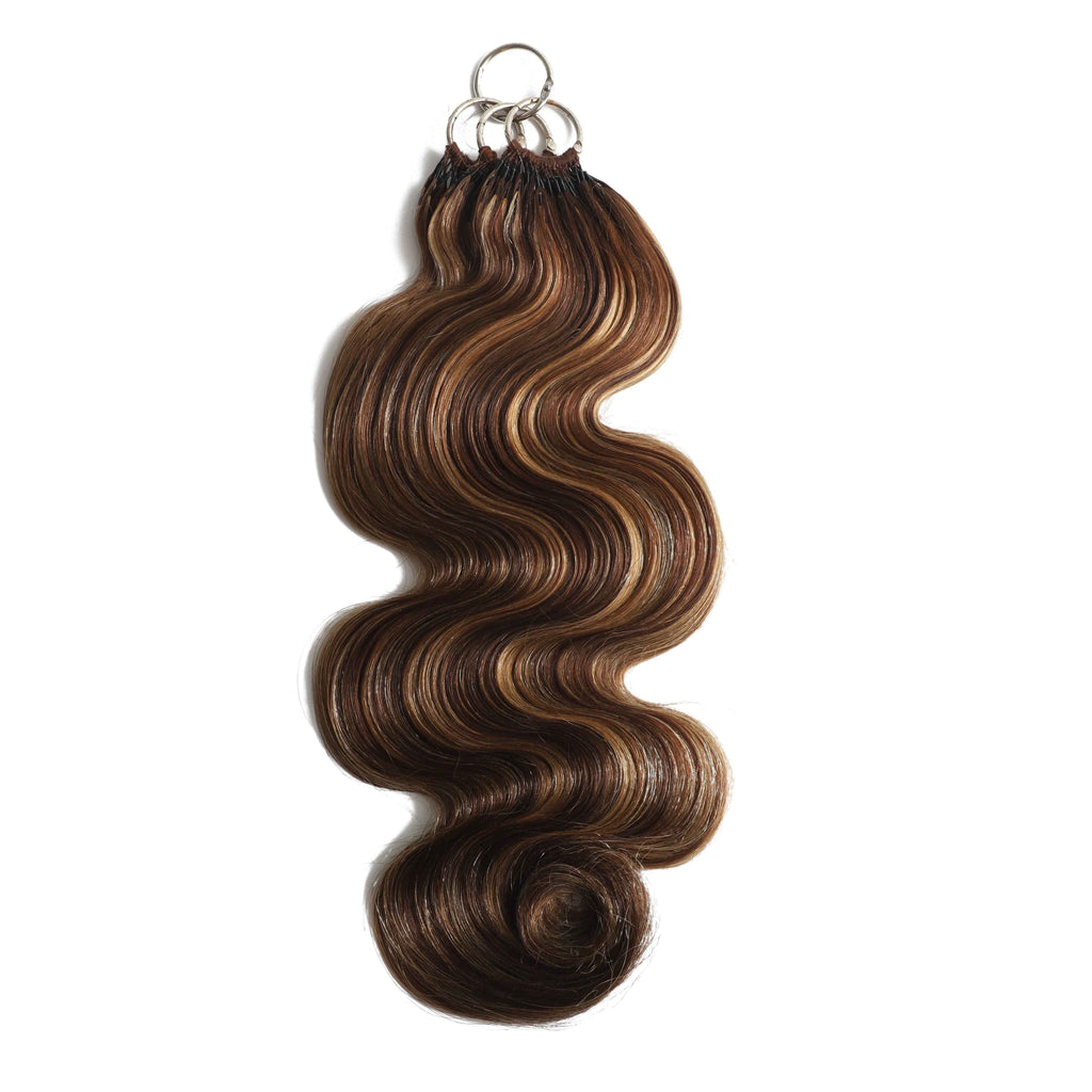 75 Strands #P4/27 Body Wave Crochet Extensions