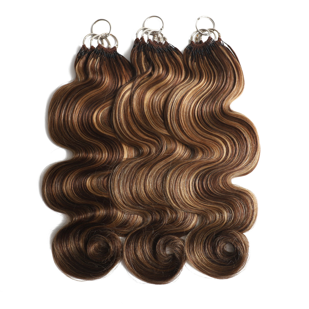 75 Strands #P4/27 Body Wave Crochet Extensions – view 4