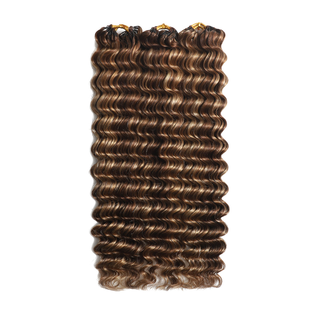 50 Strands #P4/27 Deep Wave Crochet Extensions – view 5