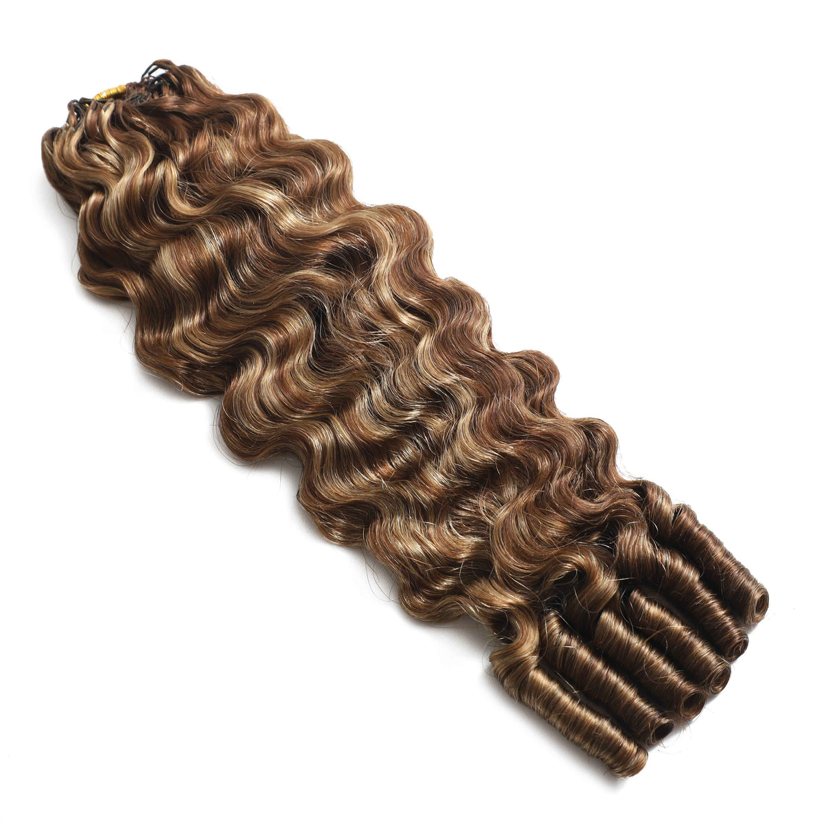 50 Strands #P4/27 Burmeses curl Crochet Extensions – view 2