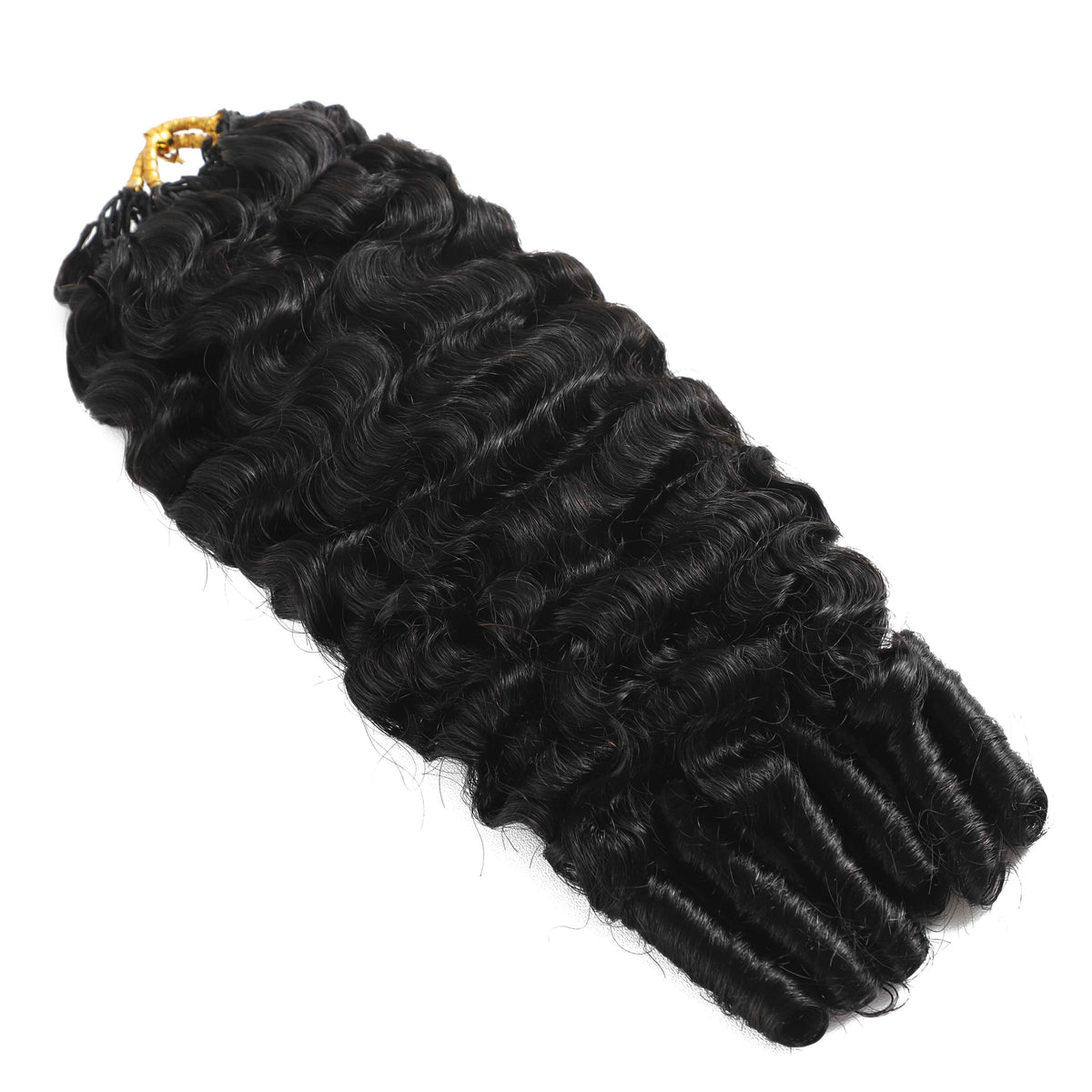 50 Strands Burmese Curl Crochet Extensions – view 4