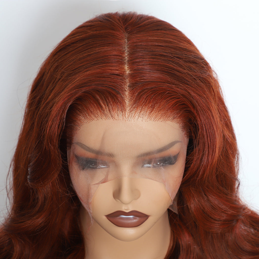 Ginger Color 13x6 Deep Wave Wig – view 6