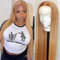 Honey Blonde HD Lace Human Hair Wig - Plushmane