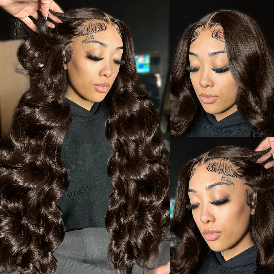 Chocolate Brown HD Lace Wig - Plushmane