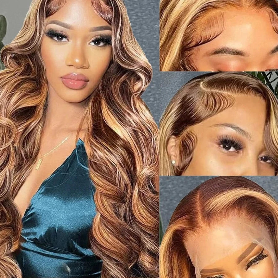 Ombre Body Wave HD Lace Wig - Plushmane