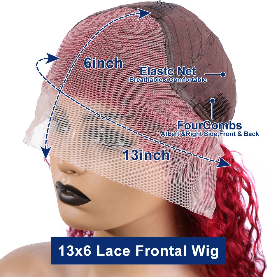 Straight Reddish Brown HD Lace Wig - Plushmane