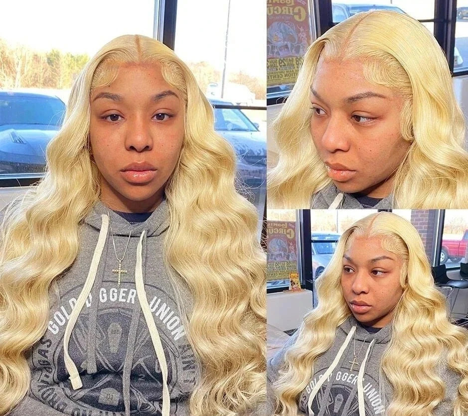 Blonde Body Wave HD Lace Wig - Plushmane