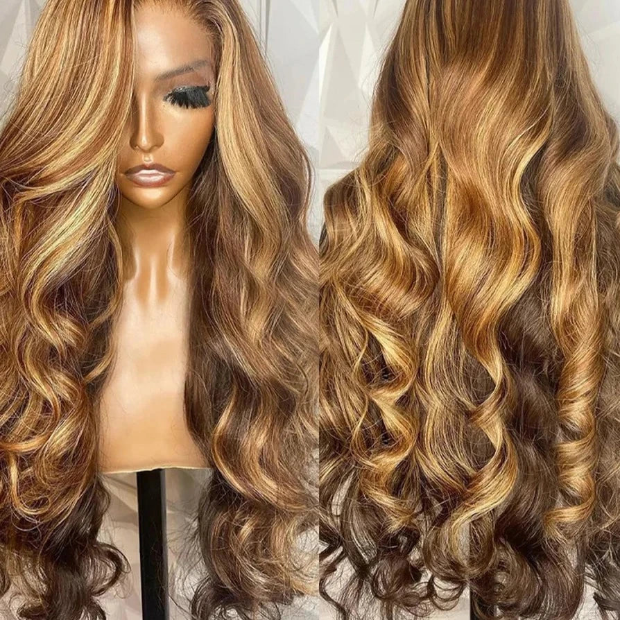 Ombre Body Wave HD Lace Wig - Plushmane