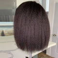 Kinky Straight Bob HD Lace Wig - Plushmane