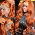 Orange Ginger HD Lace Wig - Plushmane