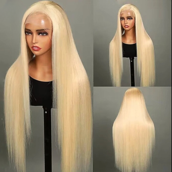 Straight Honey Blonde HD Lace Wig - Plushmane