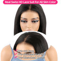 Pre-plucked Straight Bob HD Lace Wig - Plushmane