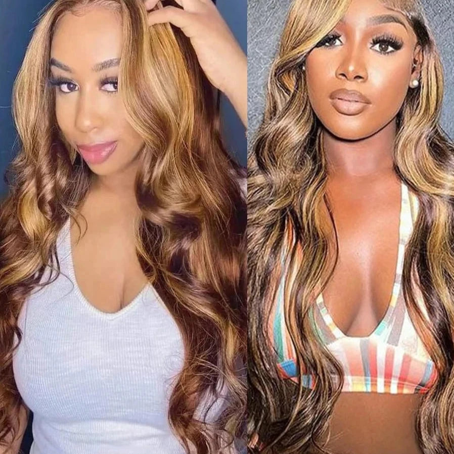 Ombre Body Wave HD Lace Wig - Plushmane