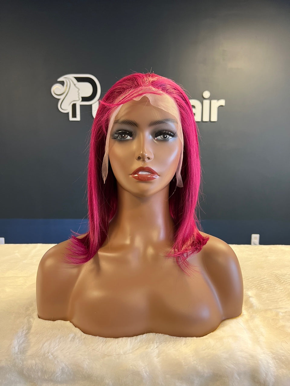 Burgundy Straight Bob – view 2